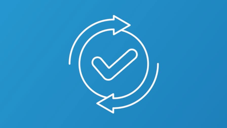 Blue thumbnail video with loading screen